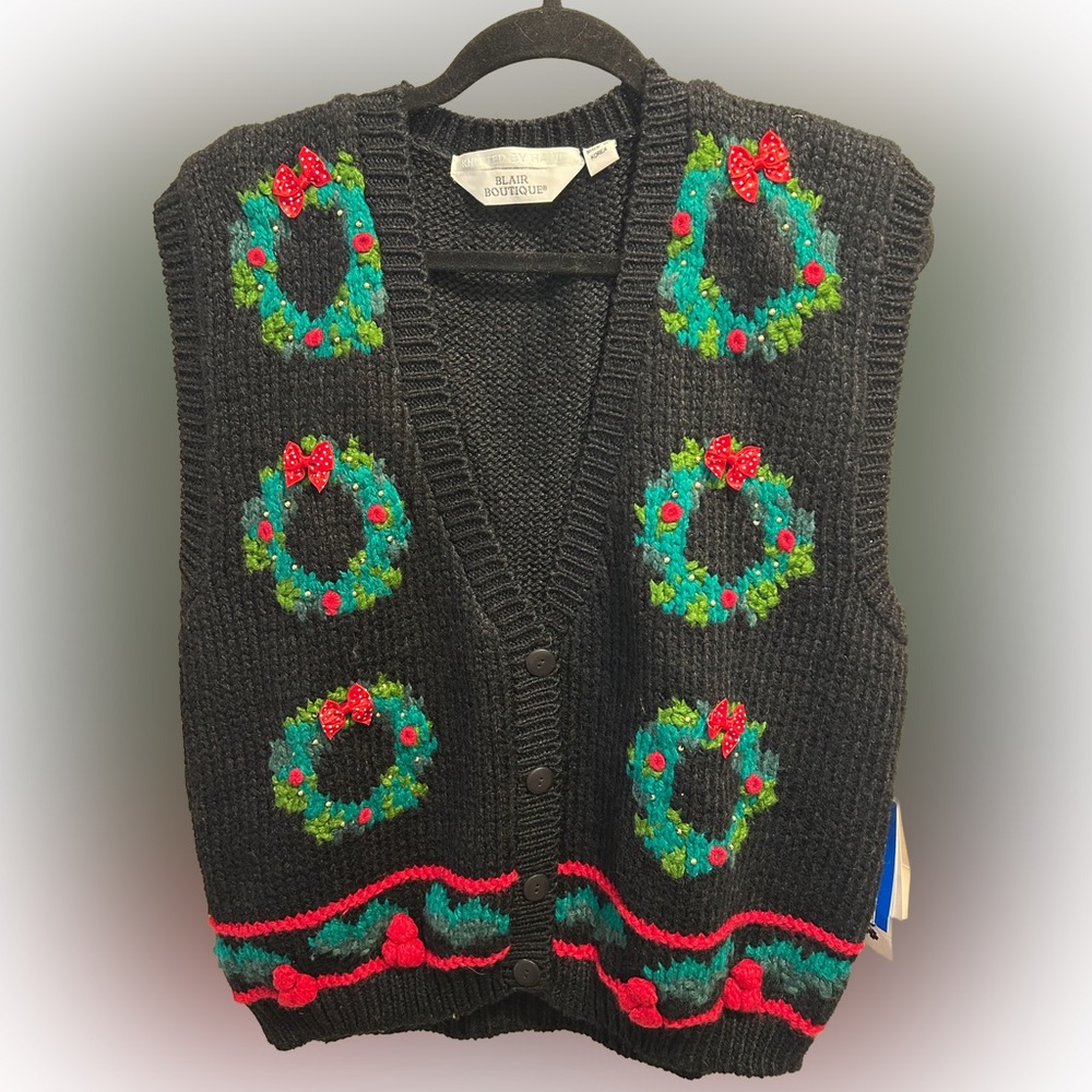 Blair Boutique Holiday Sweater Vest NWT - Picture 1 of 5